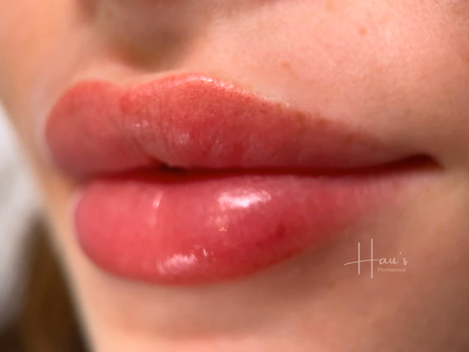Makellose sinnliche Lippen